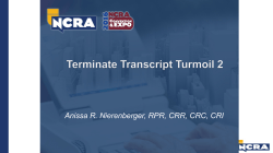 Terminate Transcript Turmoil 2