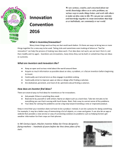 Innovation Convention