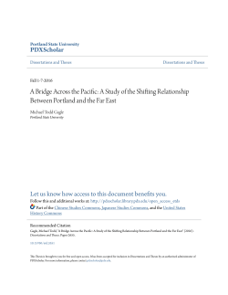 A Bridge Across the Pacific: A Study of the Shifting