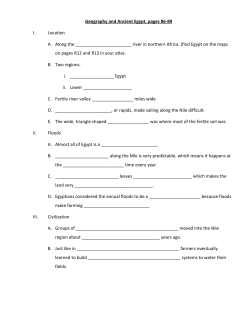 Geography and Ancient Egypt, pages 86