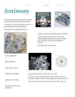 Antimony - Northbrook District 28