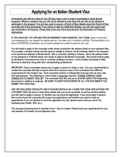 Applying for an Italian Student Visa