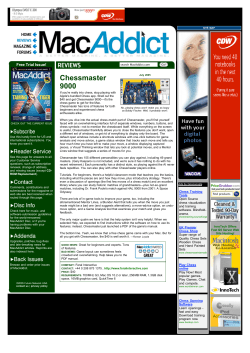 MacAddict: Chessmaster 9000