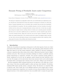 Dynamic Pricing of Perishable Assets under Competition