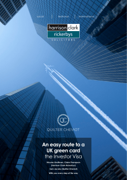 An easy route to a UK green card the Investor Visa