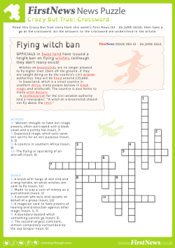 FirstNewsNews Puzzle - First News for Schools