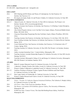 Anna Garski`s CV here