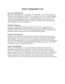 Karst Topography Lab