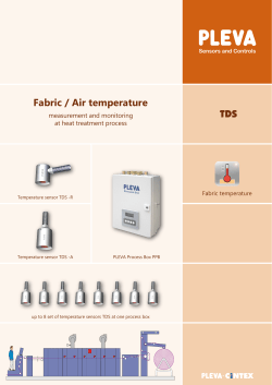 Fabric Temperature (up to 400&deg;C) TDS