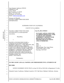 Anderson Motion to Withdraw