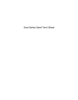 Gust Series Seed Term Sheet (Annotated)