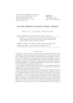 On some algebraic structures of fuzzy multisets