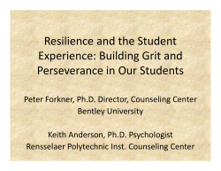 Resilience is… - American College Health Association