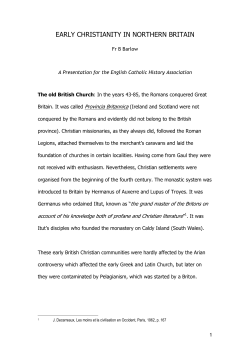 early christianity in northern britain