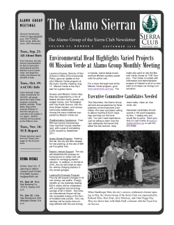 The Alamo Sierran