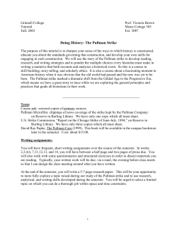 Doing History: The Pullman Strike - Digital Grinnell