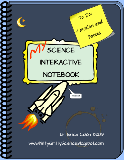 SCIENCE INTERACTIVE NOTEBOOK