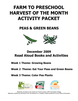 farm to preschool harvest of the month activity packet