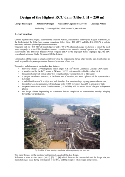 Design of the Highest RCC dam