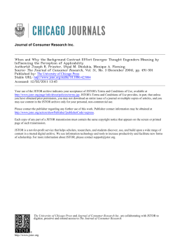 When and Why the Background Contrast Effect Emerges