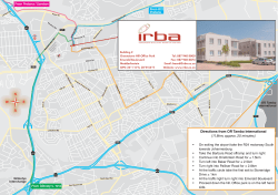 Directions from OR Tambo International (11.8km, approx. 20