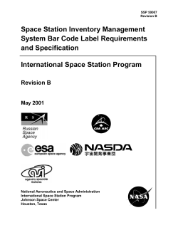 Space Station Inventory Management System Bar Code Label
