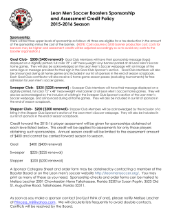 Leon Men Soccer Boosters Adopt Sponsorship and Assessment