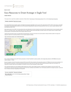 Exco Eagle Ford | Stratas Advisors