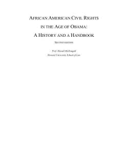 african american civil rights in the age of obama: a history and a