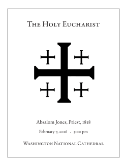 Service Leaflet - Washington National Cathedral