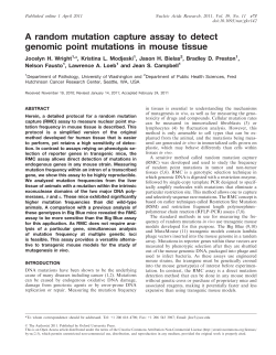 A random mutation capture assay to detect