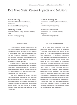 Rice Price Crisis: Causes, Impacts, and Solutions