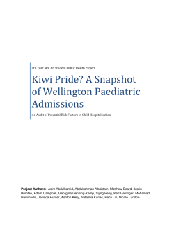 Microsoft Word - Children`s Admissions Final Report Sept