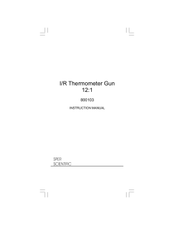 I/R Thermometer Gun 12:1
