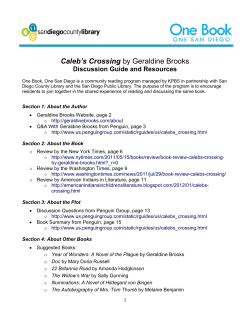 Caleb`s Crossing by Geraldine Brooks