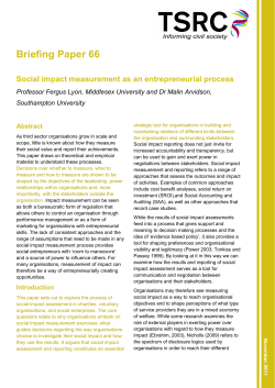 Briefing Paper 66 - University of Birmingham