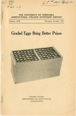Graded Eggs Bring Better Prices - DigitalCommons@University of