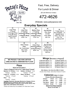 Everyday Specials