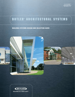 BUtler® Architectural systems