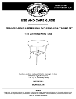 45 in. Stonehenge Dining Table