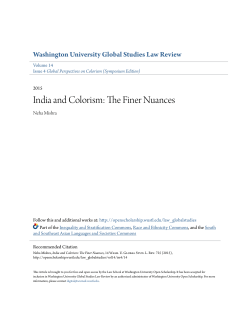 India and Colorism: The Finer Nuances