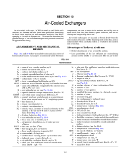 Air-Cooled Exchangers