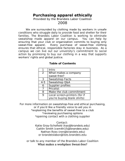 Purchasing apparel ethically