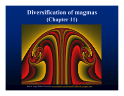 Diversification of magmas