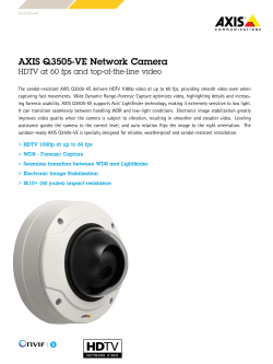 AXIS Q3505-VE Network Camera
