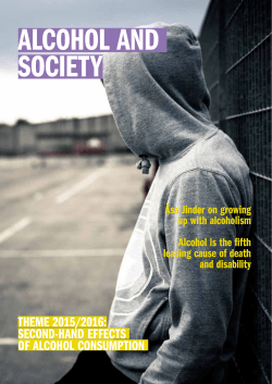 alcohol and society - IOGT-NTO