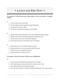 LA N G U A G E PRE-T