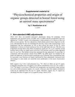 Supplement - Atmos. Chem. Phys