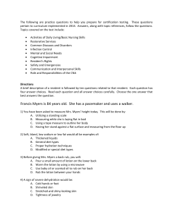 IvyTech.edu CNA Exam Practice Questions