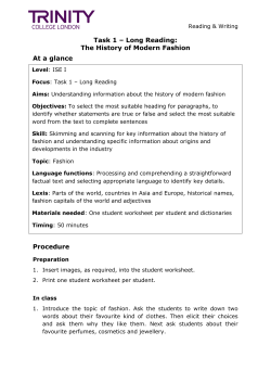 Long Reading: The History of Modern Fashion